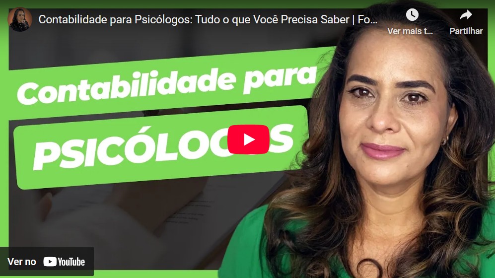 Video Contabilidade Para Pscicologos E Consultorio De Psicologia - For Contt Contabilidade